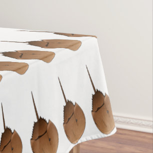Horseshoe crab cartoon illustration tablecloth