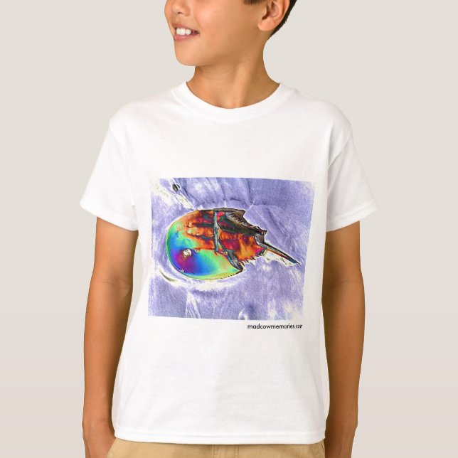 Horseshoe Crab Foil Design T-Shirt (Front)