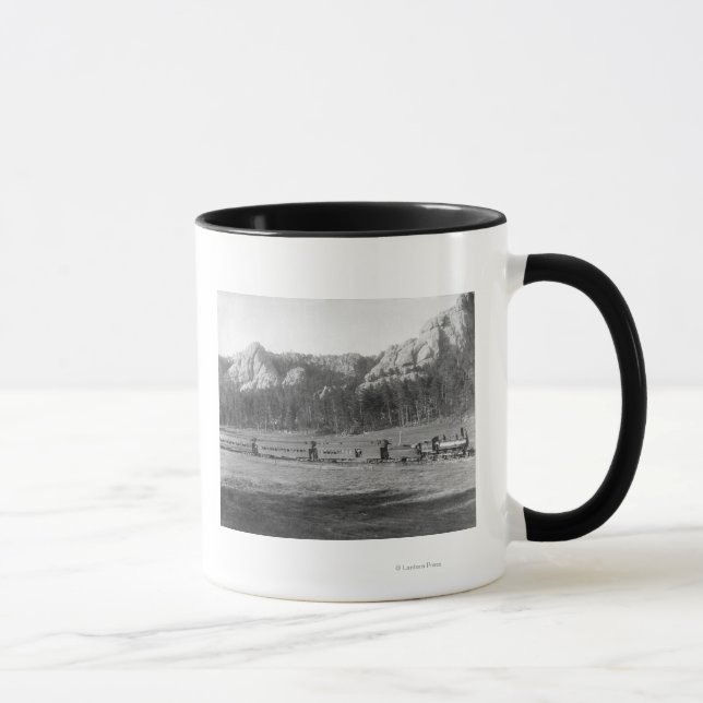 Horseshoe Curve on Burlington and Missouri Mug (Right)