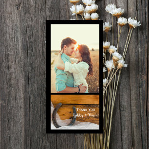 Horseshoe et Veil Western Barn Mariage Merci
