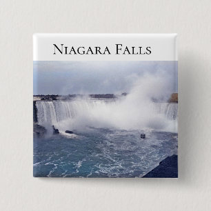 Horseshoe Falls 2 Inch Square Button