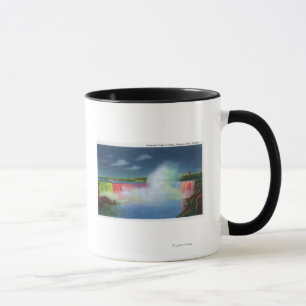 Horseshoe Falls Illuminated at Night # 2 Mug