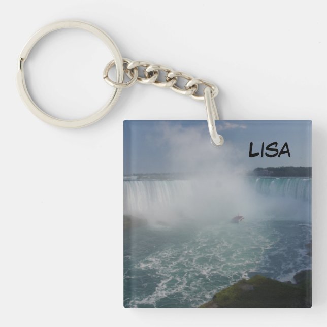 Horseshoe Falls in Niagara Falls Keychain (Front)