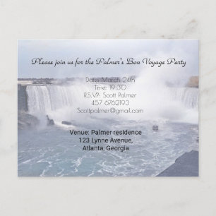 Horseshoe Falls Invitation Postcard