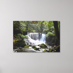 HORSESHOE FALLS MT FIELD NATIONAL PARK TASMANIA CANVAS PRINT