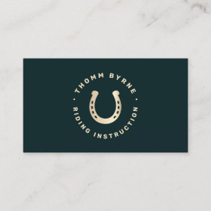Horseshoe Horse Carte de visite