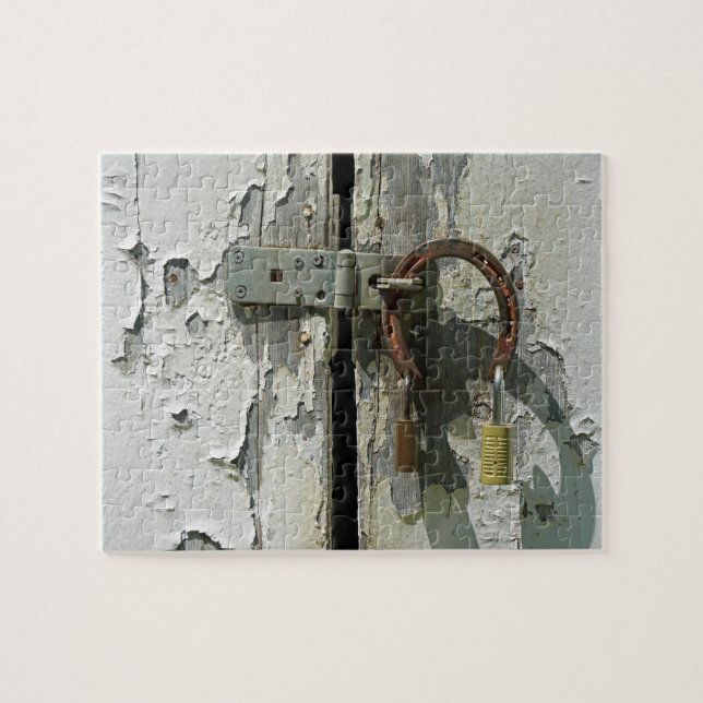 Horseshoe Lock - Chatham Manor Customizable  Jigsaw Puzzle (Horizontal)
