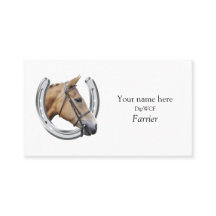 Horseshoe logo for farriers