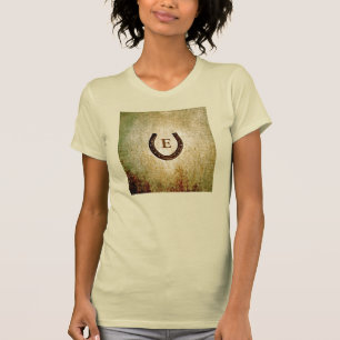 Horseshoe Monogrammed Personalized T-Shirt