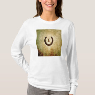 Horseshoe Monogrammed Personalized T-Shirt