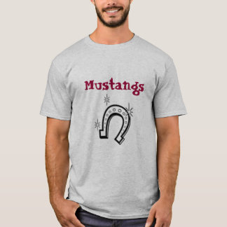 horseshoe, Mustangs T-Shirt