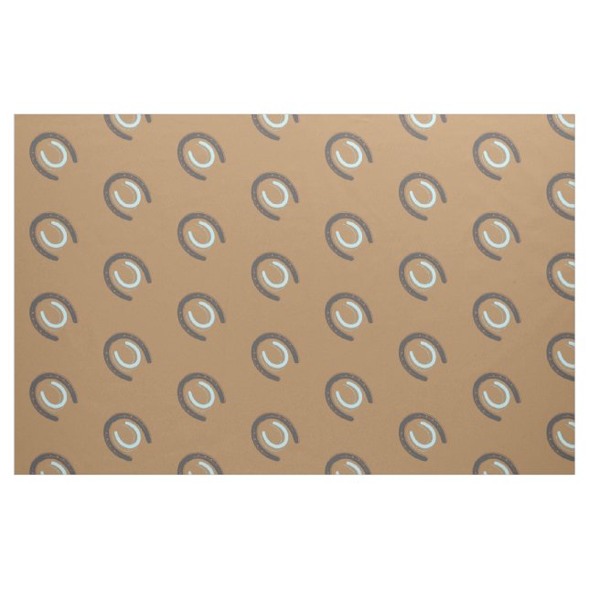 Horseshoe Pattern Print Fabric (Fat Quarter)