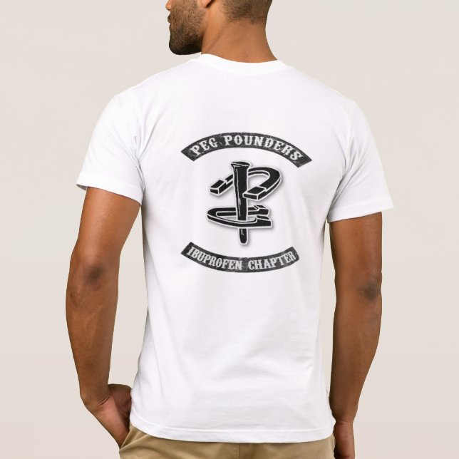 HorseShoe Pitching Bella Canvas T-Shirt (Back)