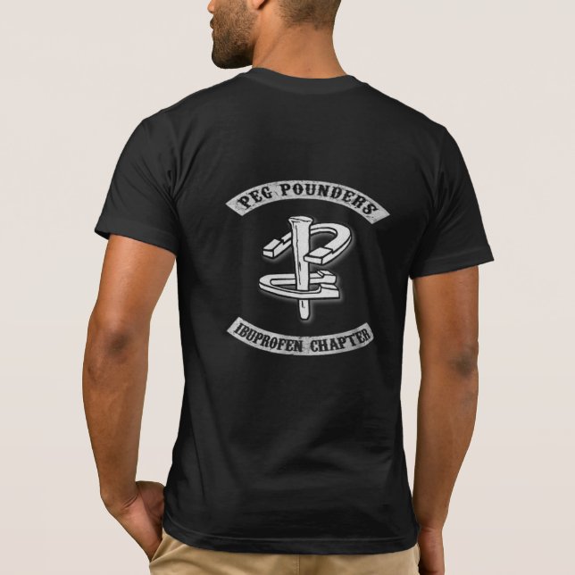 HorseShoe Pitching Bella Canvas T-Shirt (Back)