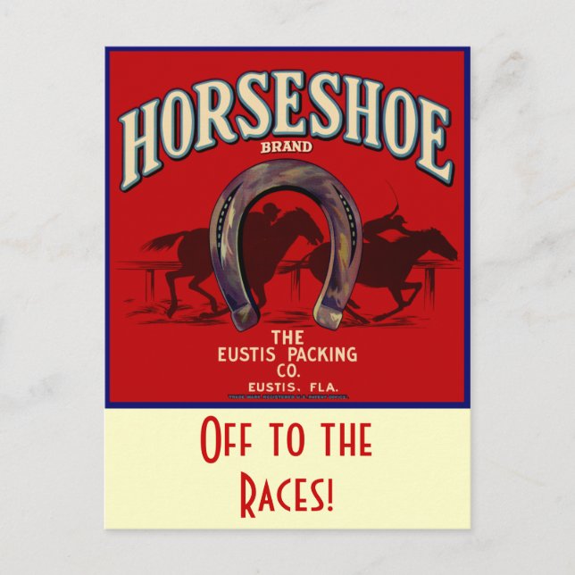 Horseshoe Racer Postcard (Front)