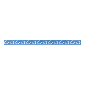 Horseshoe Ribbon Large Pattern Satin Ribbon