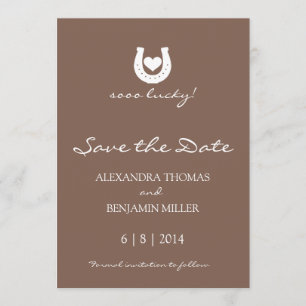 Horseshoe Save the Date