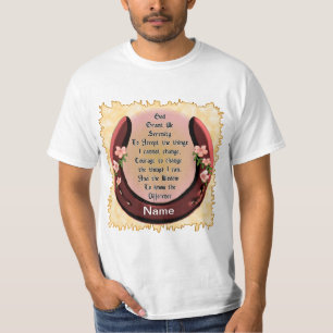 Horseshoe Serenity Prayer T-Shirt