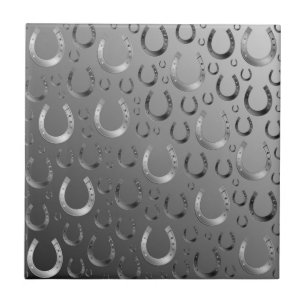 horseshoe, silver, pattern grey, luck, pattern, tile