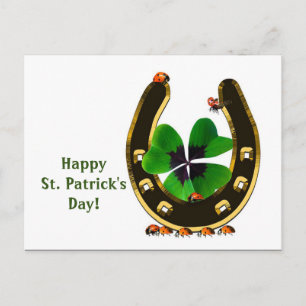 Horseshoe St. Patrick's Day Postcard