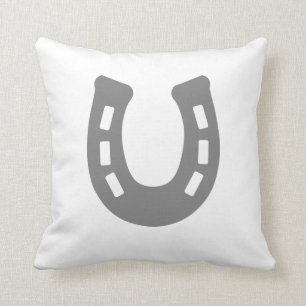 Horseshoe Throw Pillow