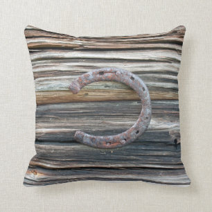Horseshoe Throw Pillow