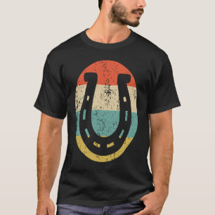 Horseshoe Vintage Style Lucky T-Shirt