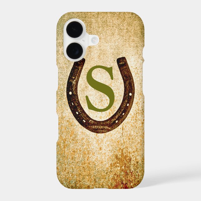 Horseshoe with Monogram to Personalize (Back)