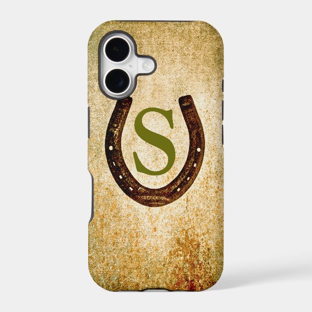 Horseshoe with Monogram to Personalize (Back)