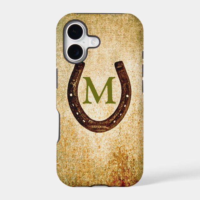 Horseshoe with Monogram to Personalize (Back)