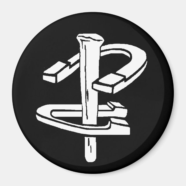 HorseShoes  3" Magnet (Front)