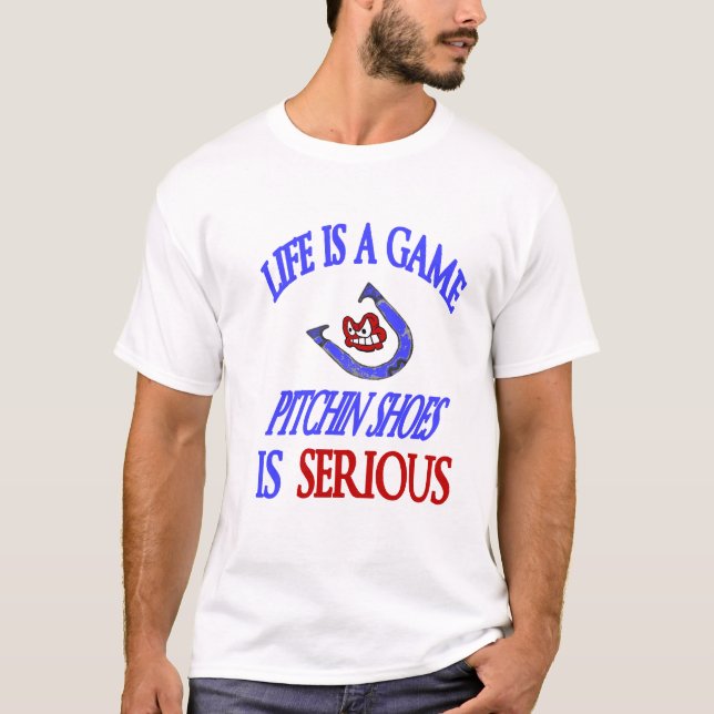 HorseShoes Serious Basic Tee (Front)
