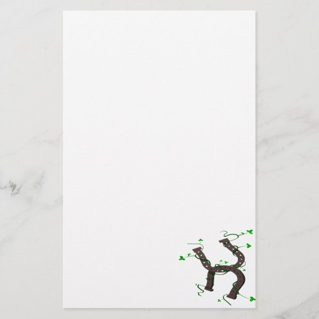 Horseshoes Stationery (Front)