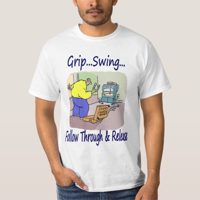 HorseShoes Video Value Tee (Front)