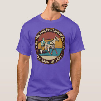 HorsesrottingDrivers born in 1981 Birthday vintage T-Shirt
