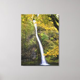 Horsetail Falls, Columbia River Gorge, Oregon Canvas Print