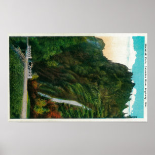 Horsetail Falls in Columbia River Gorge Poster
