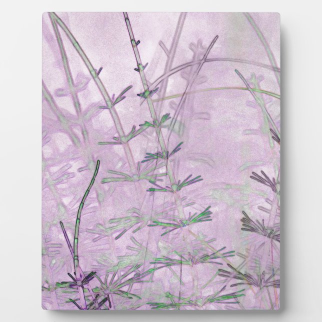 Horsetail Grass/Stems Plaque (Front)