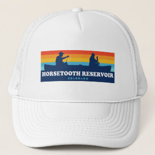 Horsetooth Reservoir Colorado Canoe Trucker Hat