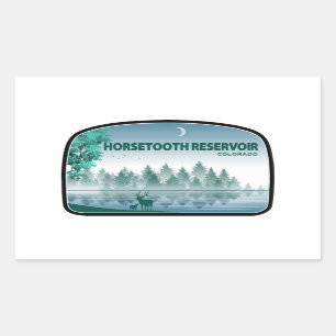 Horsetooth Reservoir Colorado Deer Sticker