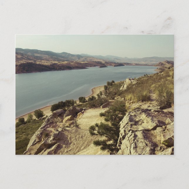 Horsetooth Reservoir Colorado Postcard (Front)
