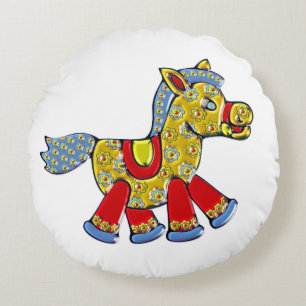 Horsey BABY DECOR Round Pillow