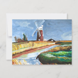Horsey Windpump Postcard