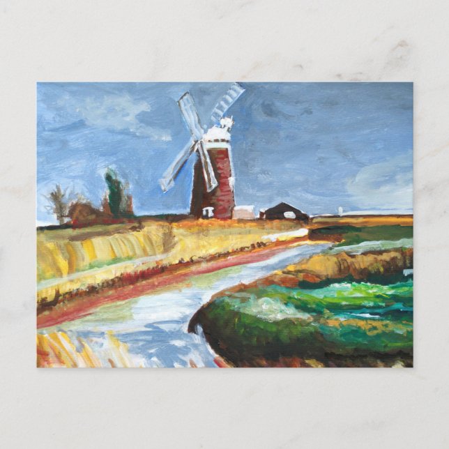 Horsey Windpump Postcard (Front)