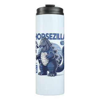 Horsezilla Shirt | Giant Monster Horse Art | Epic Thermal Tumbler