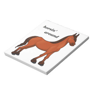 HORSIN' AROUND NOTEPAD