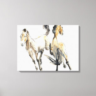 Horsing 2013 canvas print