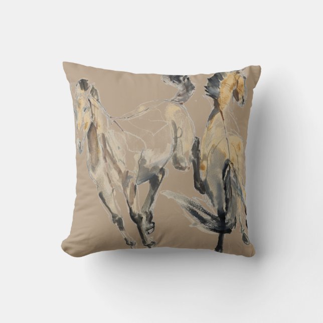 Horsing 2013 throw pillow (Front)