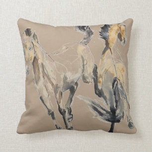 Horsing 2013 throw pillow