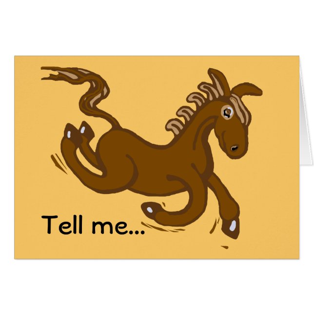 Horsing around (Front Horizontal)